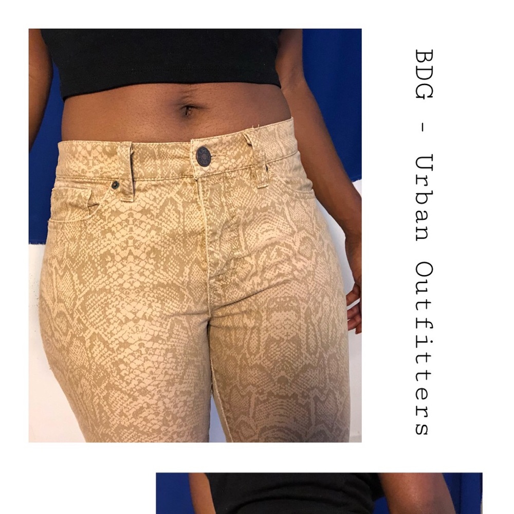 BDG Snake Print Denim